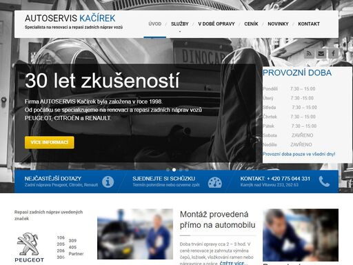 renovace a repase zadních náprav vozů peugeot, citroën a renault se zárukou. získejte zdarma cenovou nabídku na opravu.