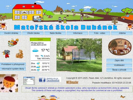 stránka o mateřských školách