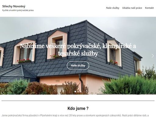 jsme pokrývačská firma s více než 20 leti praxe a stovkami spokojených zákazníků. provádíme rekonstrukce i realizací nových střech
