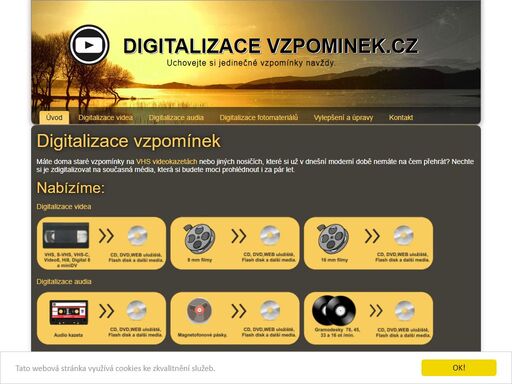 digitalizace vzpomínek-pardubice nabízejí zdigitalizování starých filmů, fotografií či audio záznamů.