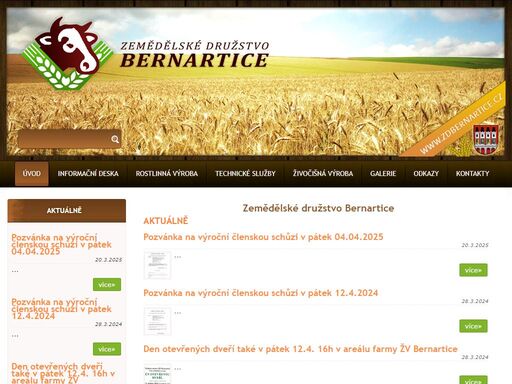 zemědělské družstvo bernartice, náměstí svobody 16, 398 43 bernartice u milevska