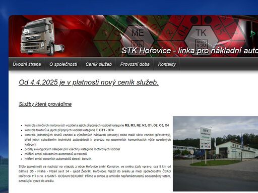 stk hořovice - linka pro nákladní automobily :: úvodní strana