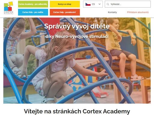 cortex academy je projekt věnovaný problematice přetrvávajících primárních reflexů. je určen jak pro odborníky, tak pro rodiče, které zajímá toto téma.