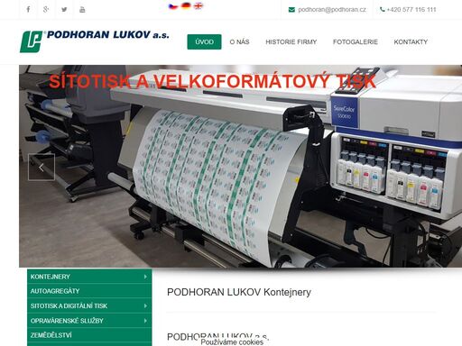 výrobní společností s více než 200 zaměstnanci, která podniká ve vlastních objektech v lukově u zlína a okolních obcích (kašava, držková, vlčková a přerov) se širším výrobním zaměřením, zejména na kovovýrobu. větší část své produkce exportuje spolehlivým obchodním partnerům do zemí evropské unie.