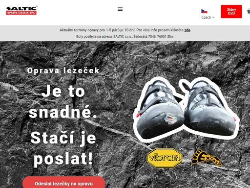 opravujeme lezečky všech značek, naše saltic, ale i lasportiva, scarpa, ocun, five ten, adidas, red chilli, black diamond, boreal a další
