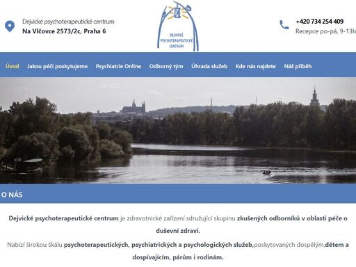 dejvické psychoterapeutické centrum - sdružující skupinu psychologů a psychiatrů, psychiatr online, psychiatrie online 