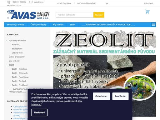 vítejte v našem obchodě. avas export-import spol. s r.o. je obchodní společnost pracující hned v několika oborech. jednou z hlavních činností je dovoz vysoce kvalitních bezlepkových surovin a olejů z asie určených pro potravinářský průmysl. na tomto poli spolupracujeme pouze s dlouhodobě prověřenými a spolehlivými…