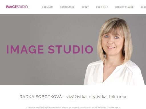 konzultantka v oblasti image a etikety, vizážistka, lektorka osobní image konzultace - barevná typologie, osobní styl, osobní kurz líčení.