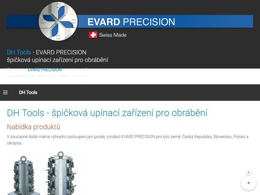devard precision - špičkové upínací systémy a zařízení