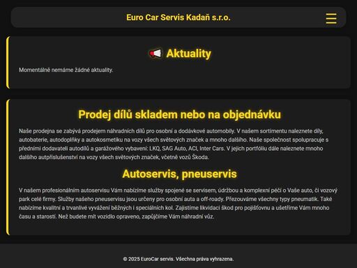 autoservis kadaň - diagnostika, opravy motorů, pneuservis, výměna skel a mnoho dalšího. profesionální služby pro vaše vozidlo.