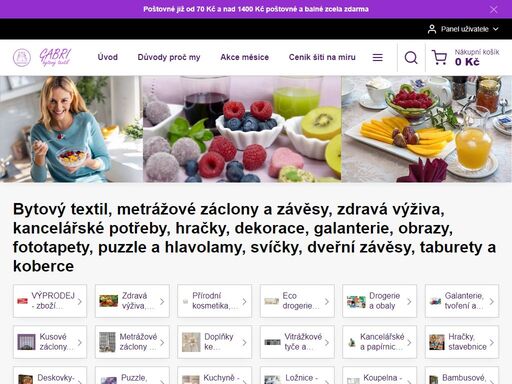 zabýváme se prodejem záclon kusových, záclon metrážových, závěsů 3d, galanterie, ložního povlečení,  bytového textilu, kancelářské potřeby a svíčky a vůně do domu.