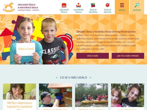 základní škola a mateřská škola uherský brod-újezdec vznikla v roce 2014 sloučením základní školy v újezdci s místní mateřskou školou. díky tomuto kroku prošla výraznou modernizací interiéru i venkovního areálu se školním hřištěm, což z ní spolu s kvalifikovanými a nadšenými zaměstnanci činí atraktivní místo pro vzdělávání a výchovu dětí.