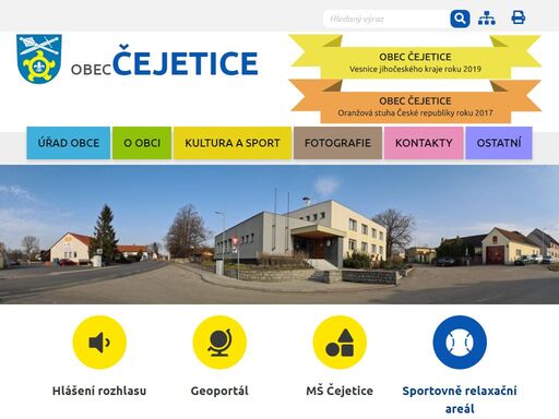 oficiální stránky obce čejetice