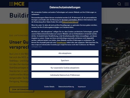 die mce gmbh ist ein teil der habau group und systemanbieter für brücken-, stahlbau und stahlbauanlagen.