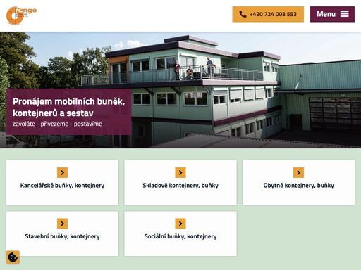 poskytneme vám mobilní buňky (kontejnery) kancelářské, skladové, sociální a speciální pro zařízení vašeho staveniště nebo jiný účel dočasného charakteru.