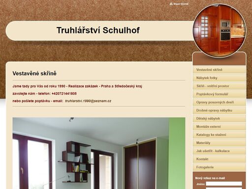 vestavěné skříně, skříně na míru, posuvné dveře, kuchyně, dětský, kancelářský, schody, podlahy, truhlářství praha. 