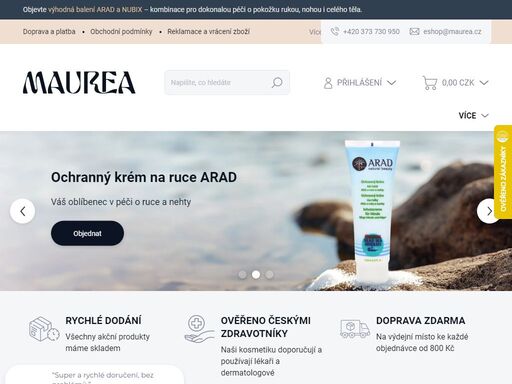 objevte účinnou kosmetiku s minerály z mrtvého moře ?vhodná na ekzém i citlivou kůži ?ověřeno lékaři ?rychlé dodání ?doprava zdarma nad 800 kč | maurea