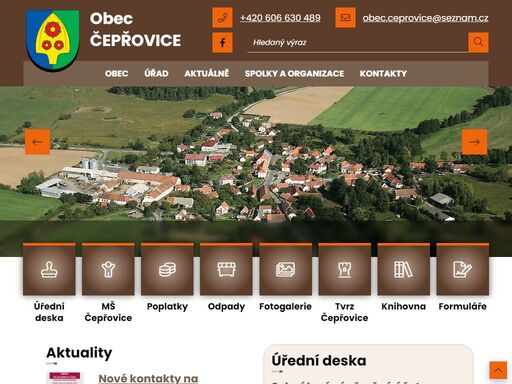 obec čepřovice