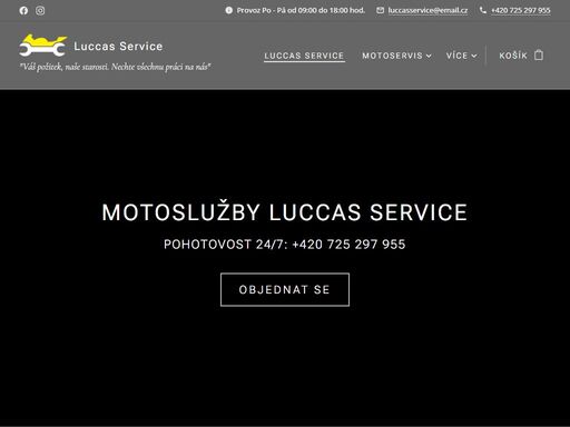 motoservis, e-shop, odtah, půjčovna, motokurzy