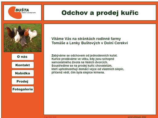 odchov a prodej nosných kuřic tomáš bušta dolní cerekev