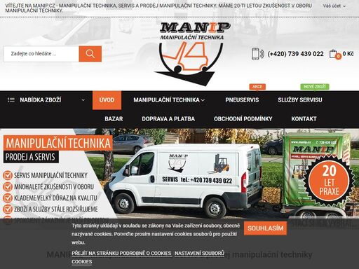 prodej, servis a výroba manipulační techniky - manip.cz