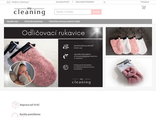 vítejte v našem obchodě. vítáme vás v našem eshopu - my cleaning -.  nákup na eshopu je výhradně pro zaregistrované salony krásy. v případě dotazů nás neváhejte kontaktovat, rádi vám s registrací pomůžeme.