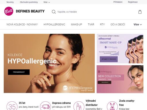 homepage. bell - definuje krásu.  kvalita, která nezklame! garance spokojenosti!
bell cosmetics  poznává tajemství žen už 35 let. proto dobře víme, co ženy potřebují, jaké vize chtějí následovat a jakou budoucnost si přejí vytvořit. po celou tu dobu nás provázela rtěnka bell. avšak nyní kosmetika bell nabízí mnohem…