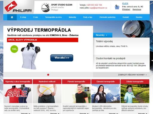 termoprádlo philippi - termoprádlo a sportovní oblečení značky sportsuzan. termoprádlo pro děti i nadměrné velikosti, akce a výprodeje.