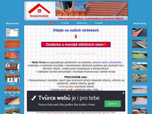 střechy - komplexní dodávky (střešní pláště, tesaři, pokrývači, klempíři) t. štěpán - restr praha.