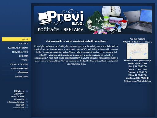 počítače - reklama