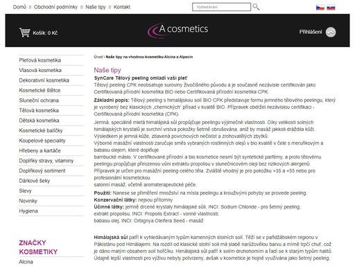 a-cosmetics - profesionální vlasová, pleťová a dekorativní kosmetika