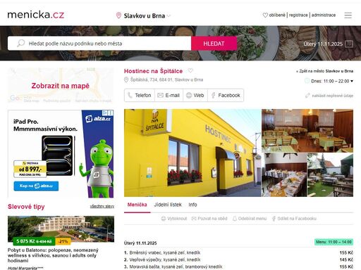 specialitou našeho podniku je tradiční moravská , domácí kuchyně, kvalitní pivečko a osobní , srdečný přístup k našemu hostovi .                           v naší rodinné restauraci máme k dispozici 50 míst + 20 míst v odděleném mysliveckém salonku a při pěkném počasí je v provozu i venkovní zahrádka s kapacitou 30 až 100 míst  v restauraci, salonku , či na venkovní terase  je možné uspořádat svatby, firemní večírky, rodinné oslavy, a jiné. na přání vám připravíme výběr z nabídky našeho menu  nebo rautový stůl. váš slavnostní stůl vyzdobíme dle vašich představ. v pracovní dny podáváme ,,polední menu