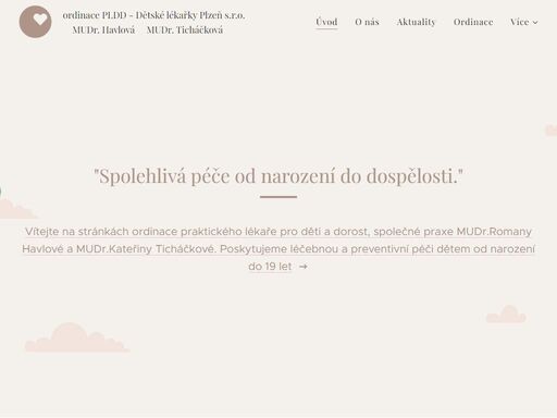spolehlivá péče od narození do dospělosti.