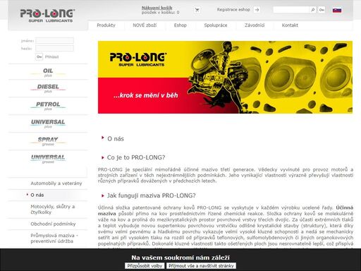 vítáme vás na internetových stránkách firmy pro-long čr, s.r.o., výhradního dovozce kvalitných aditiv a maziv z norska již od roku 1996. spolupracujeme s velkoobchody a maloobchody v české, slovenské a polské republice. 