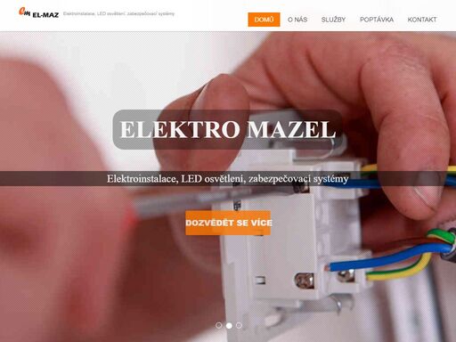 elektroinstalace, led osvětlení, zabezpečovací systémy