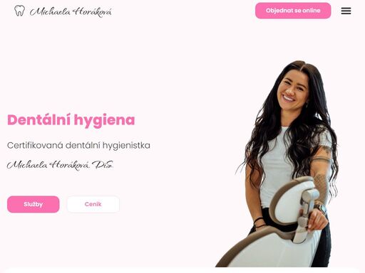 certifikovaná dentální hygienistka v českých budějovicích. ? dentální hygiena ? bělení zubů ? airflow ? dentální hygiena pro děti