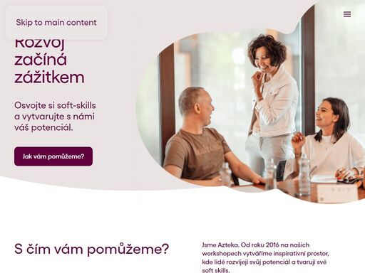 osvojte si soft skills a vytvarujte svůj potenciál. tvarujeme dovednosti týmů a lídrů. přijedeme po celé čr i za hranice. pomohli jsme rozvíjet 450 týmů.