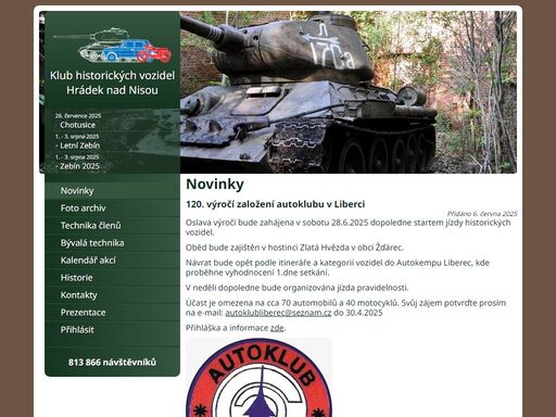 klub historických vozidel hrádek nad nisou