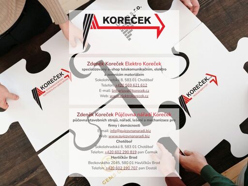 korgroup - přední tuzemský dodavatel telekomunikačního, elektroinstalačního a zemnícího materiálu a vybavení pro nadzemní tratě a telekomunikační sítě