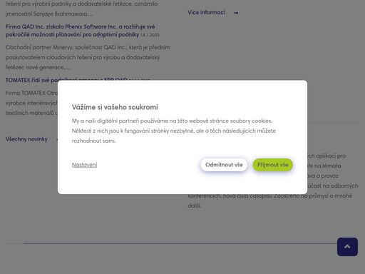 erp systém qad - komplexní podnikový software pro výrobní společnosti