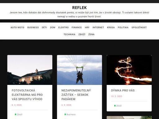 jenom ten, kdo dokáže dát dohromady dostatek peněz, si může být jist tím, že v životě obstojí. ti ostatní takové štěstí nemají a vedou o poznání horší život.