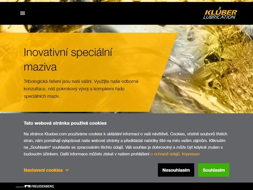 využijte naše odborné poradenství, náš pokrokový vývoj a komplexní řadu speciálních maziv.