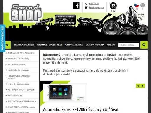 kompletní sortiment autohifi - autorádia kenwood, sony, pioneer, blaupunkt, clarion, alpine a zenec. eshop i kamenný obchod v liberci.