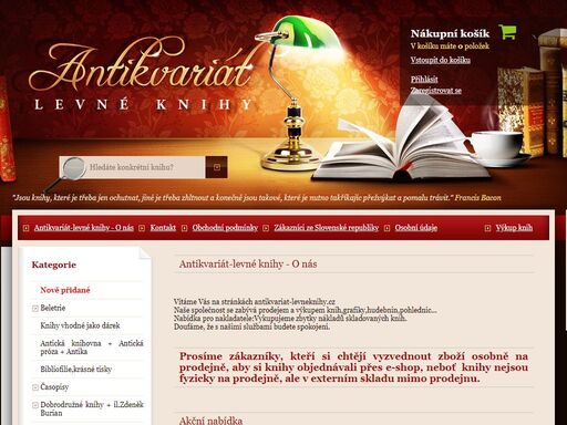 www.antikvariat-levneknihy.cz