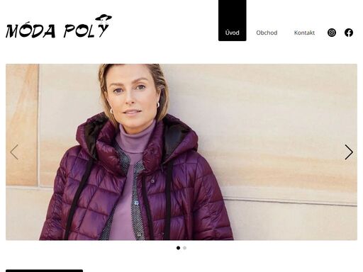 vítejte v móda poly - obchodě s kvalitní módou pro ženy, který nabízí značky gerry weber, taifun, cabio, oiu, betty & co, joseph ribkoff, creenstone, via appia a další