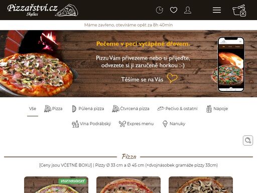 pizza pečená na ohni. rozvoz a pizza s sebou. objednávat můžete online a nebo na tel.: +420 602 418 314. těšíme se na vás, vaše pizzařství.cz
