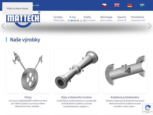 výrobce měřidel průtoku plynů, kapalin a par