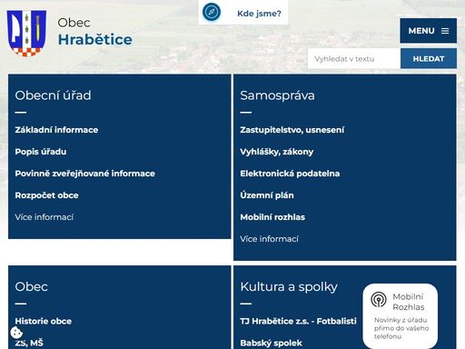 první zmínka o obci hrabětice se objevila v poddanské (urbariální) dani hraběte z hardeggu už v roce 1417. následovaly zmínky z roku 1443 a především z roku 1449. 