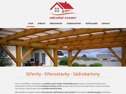 tomáš bílek, střechy, dřevostavby, sádrokartony, mladá boleslav