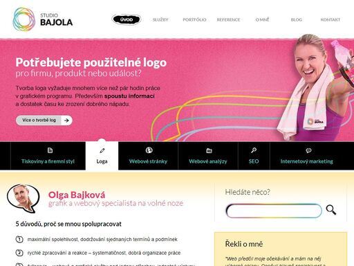 potřebujete vytvořit účinné www stránky, logo, tiskoviny či kompletní vizuální identitu? poskytuji webové a grafické služby pod jednou střechou.